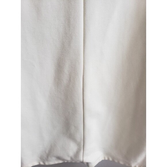 Armani Exchange Sheath Dress  Women's XL Cream Shoulder Zip Wool Blend NWT - Picture 5 of 9